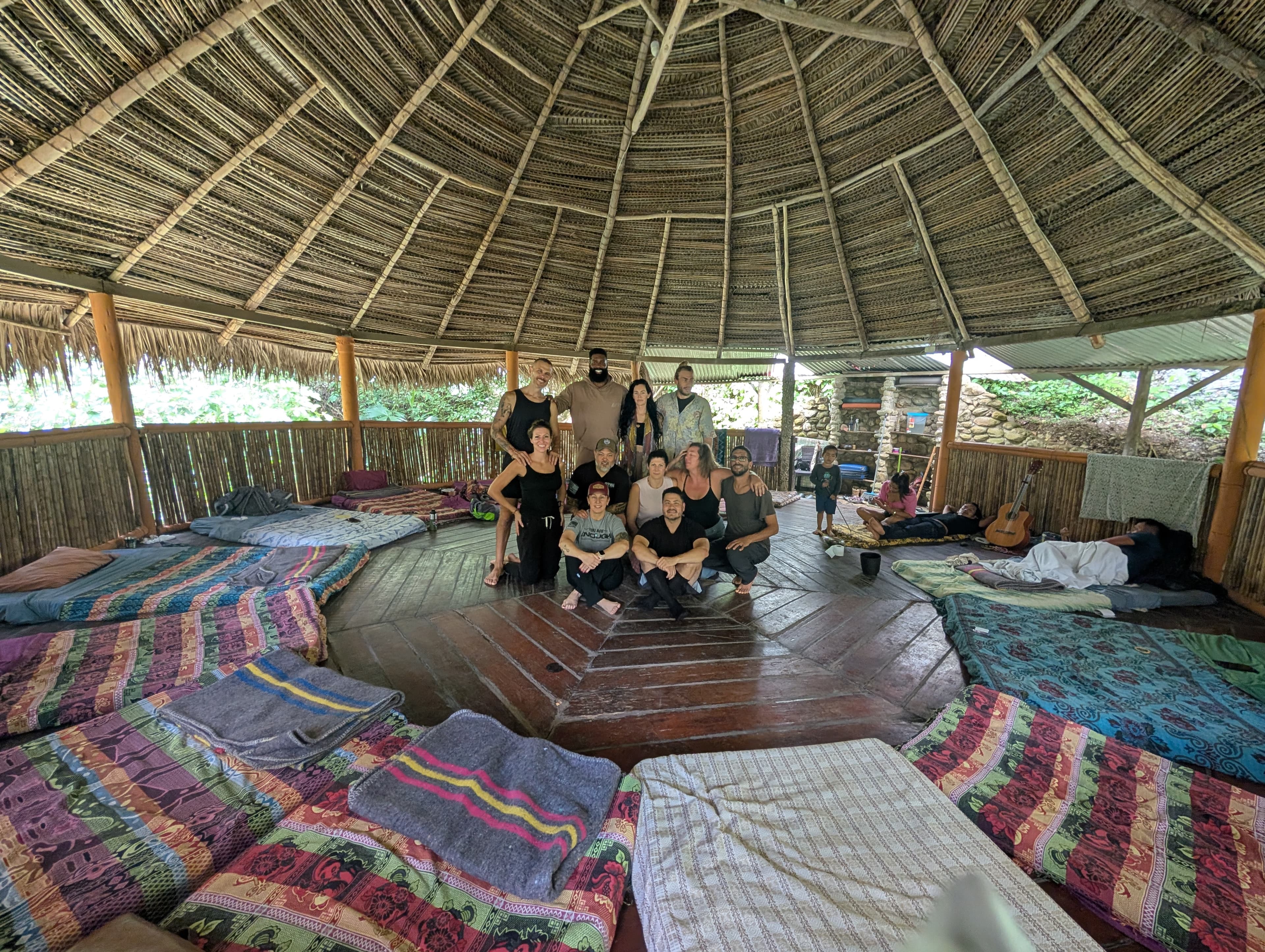 Ceremony space at the retreat center